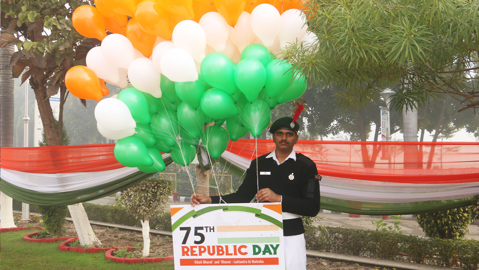 CGC Jhanjeri Celebrates 75th Republic Day with Pride and Patriotism